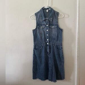 Joie Blue Denim Midi Dress